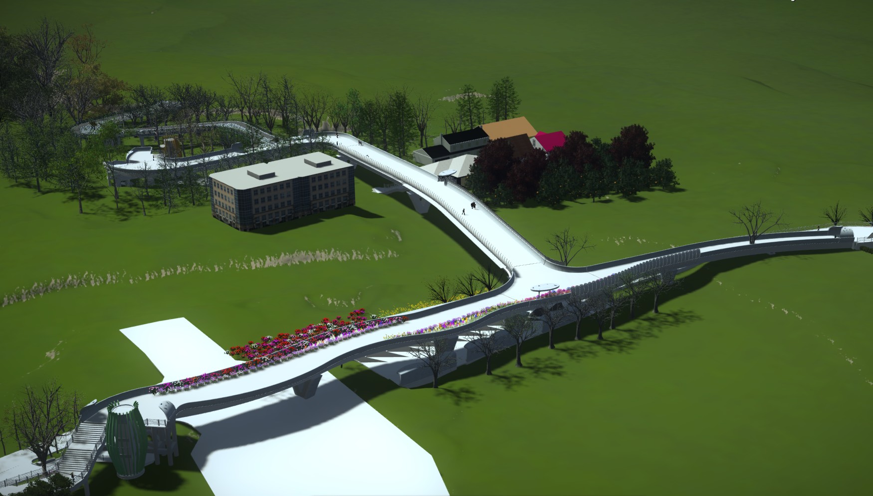 3D-天空步道引橋