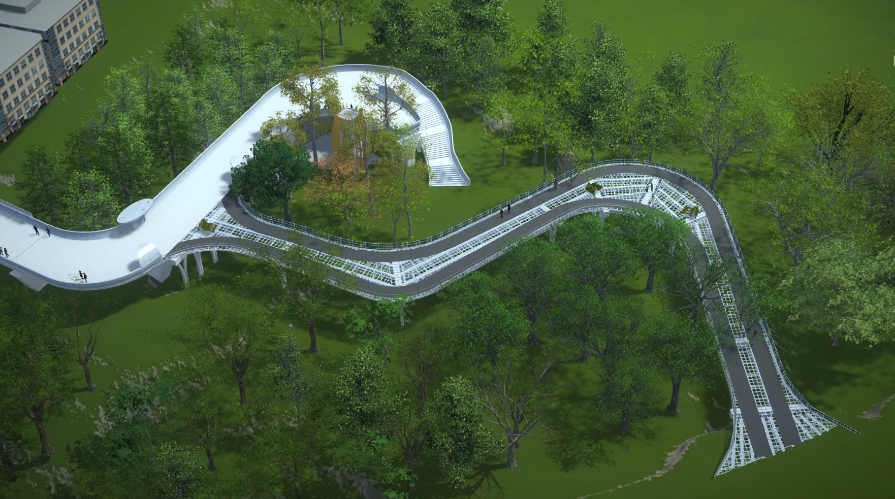 3D-森林園區臨時引橋