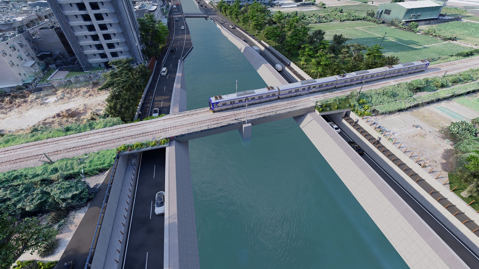 3D模擬-跨台鐵段