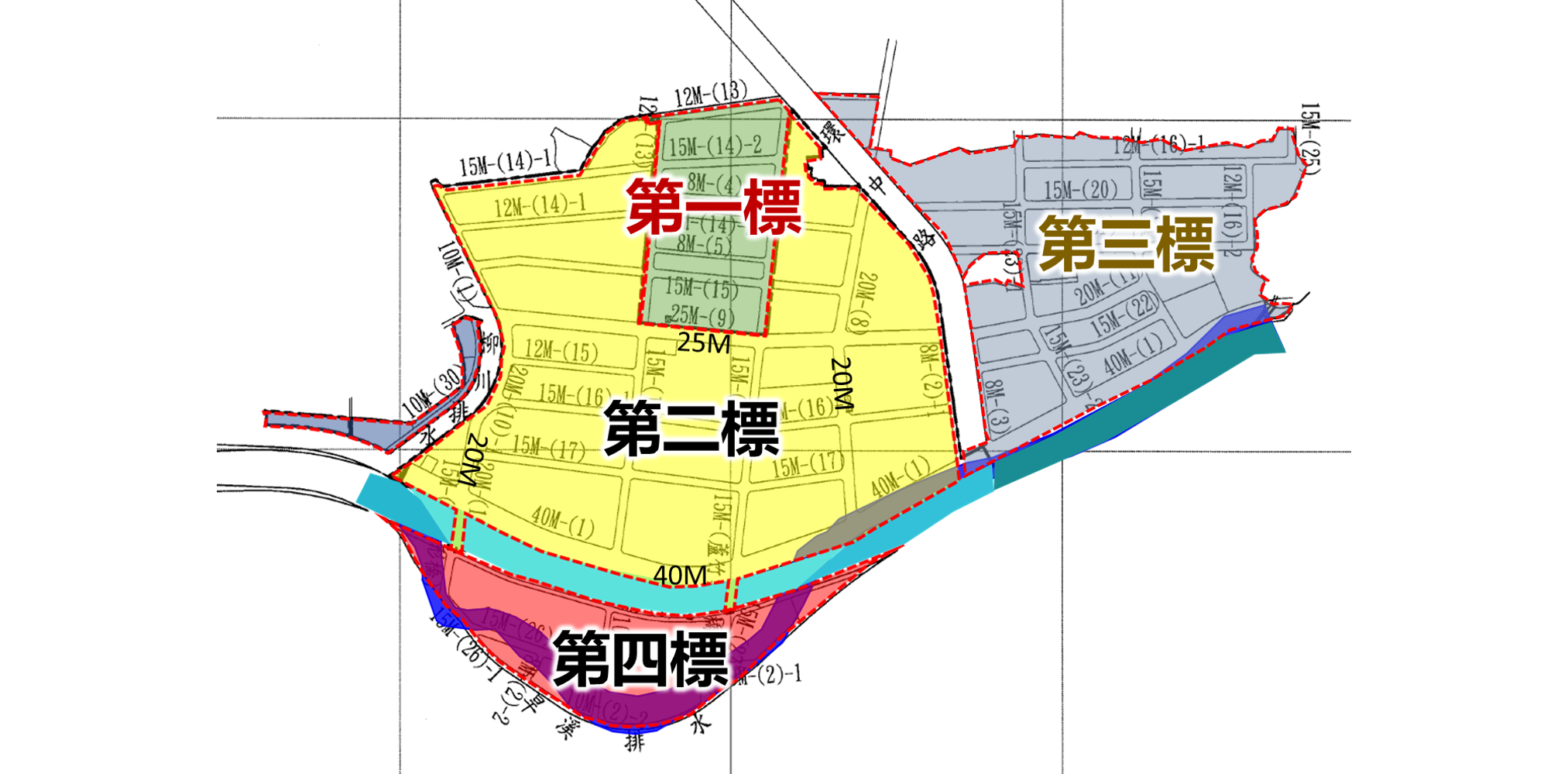 基地計畫道路分布圖