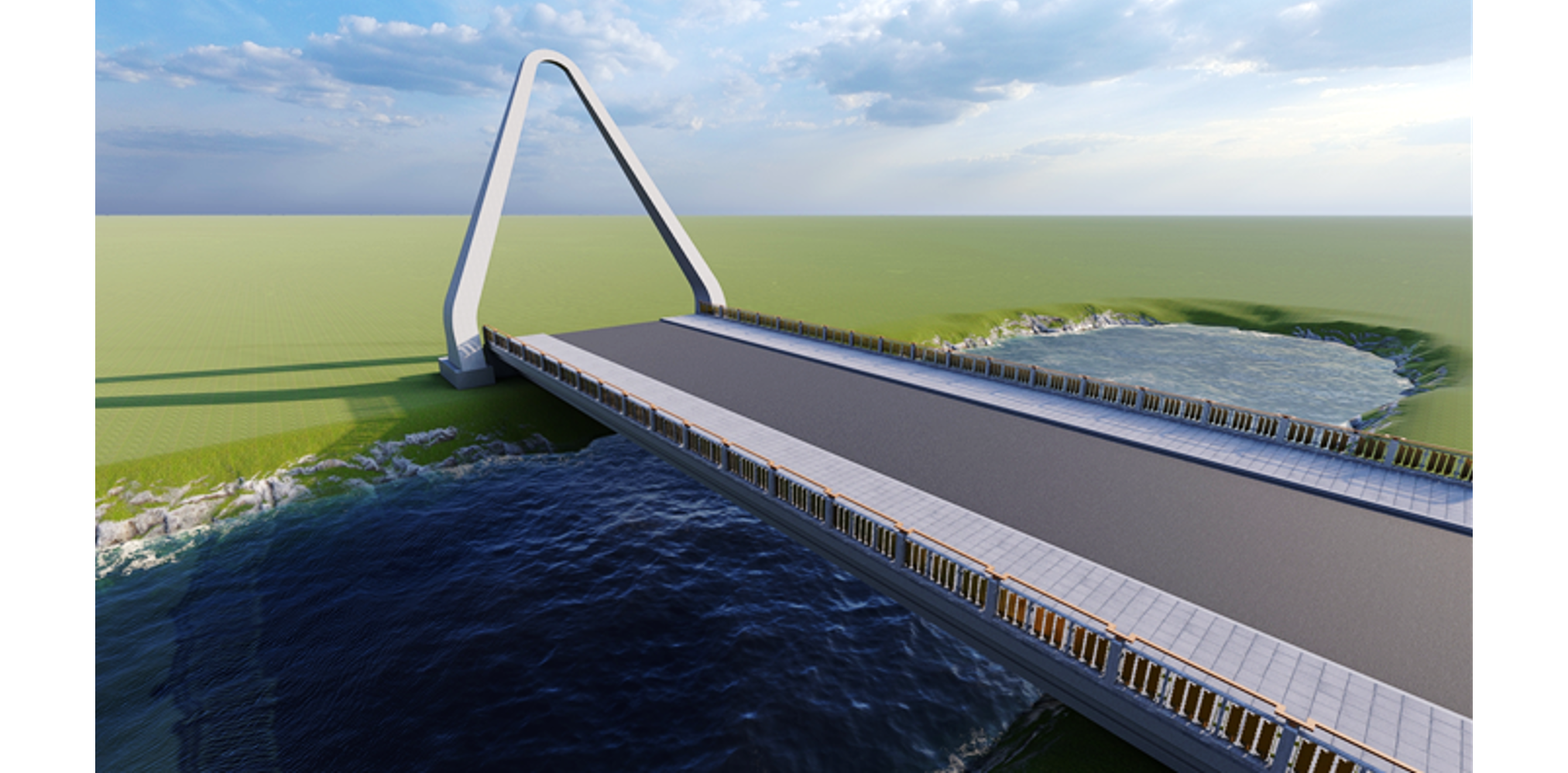稻粒景觀橋 模擬圖