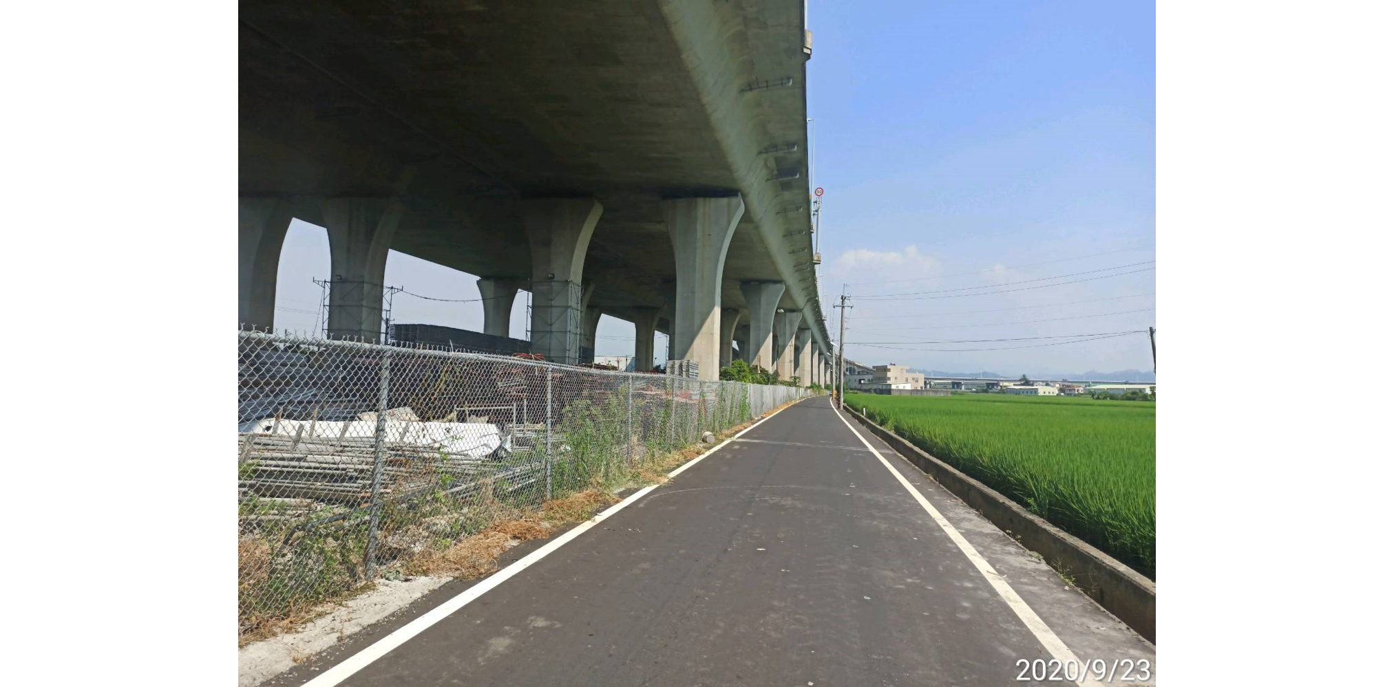 竣工實景－中投交流道