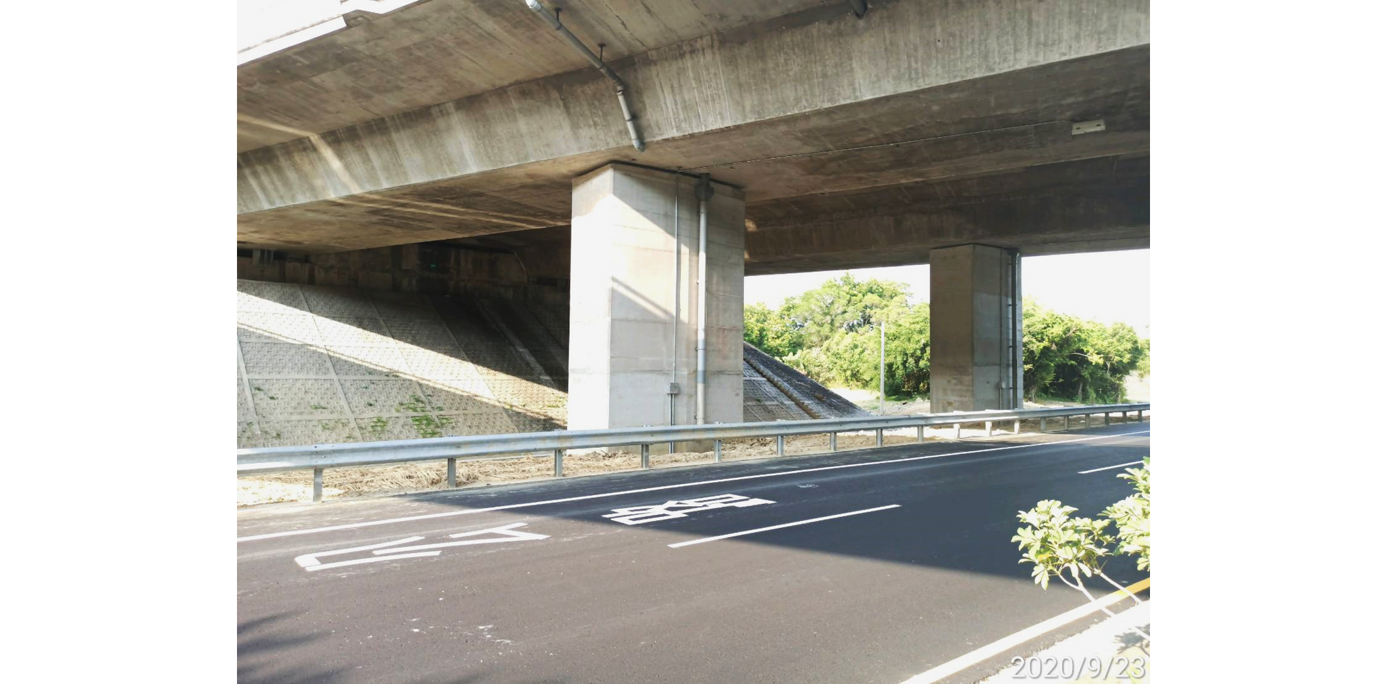 竣工實景－中興交流道主線穿越橋
